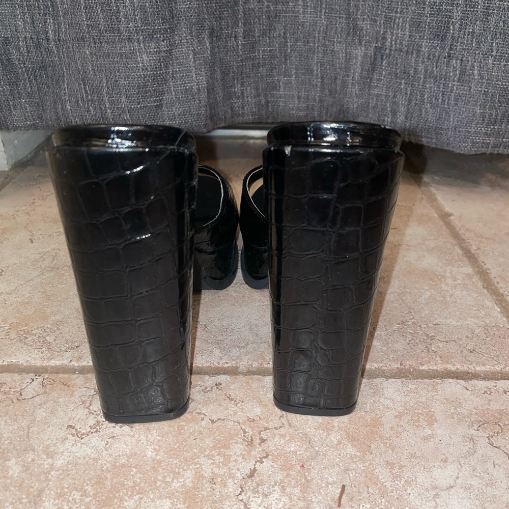 SO ME ✨ Elegant Black Women's Platform Heels - Picture 4 of 6